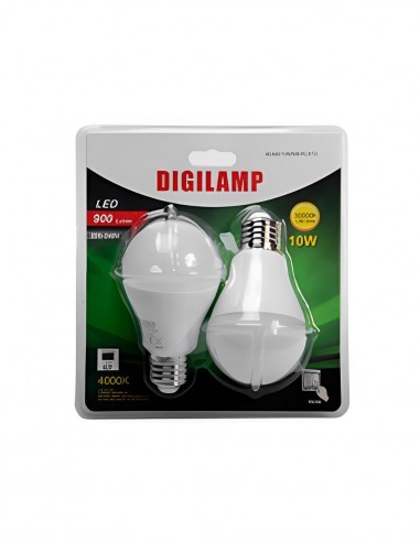 Lâmpada LED A60 E27 KT2 10W 4000K 900LM