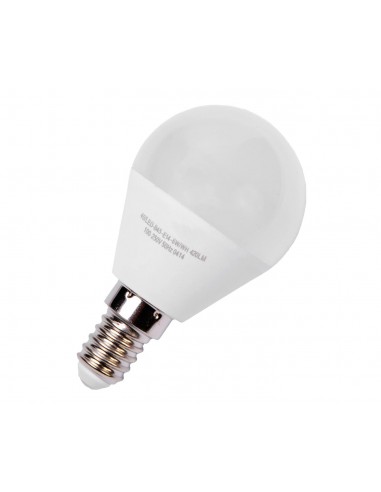 Lâmpada LED G45 E14 6W 3000K 420LM
