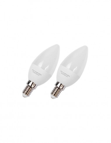 Lâmpada LED 6W C30 Kit2 4000K