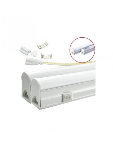 Armadura LED T5 12W 1200Lm Rosa 90cm...