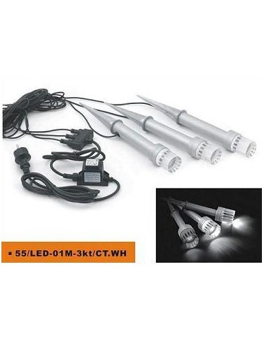 Conjunto de 3x6 LEDs 1.8W IP54 230V...