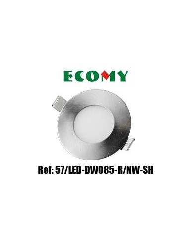 Downlight/Painel Redondo 5W 375LM...
