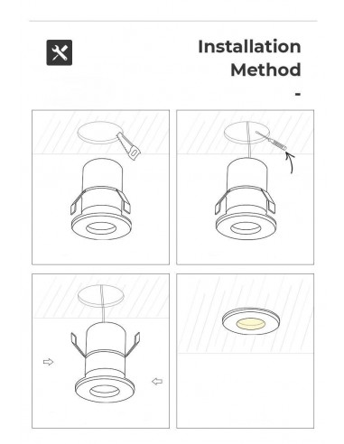 Balizador L1 COB 1W 3000K OSRAM IP20