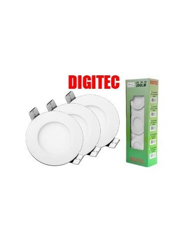 Kit de 3 Downlight Redondo 5W 375lm...